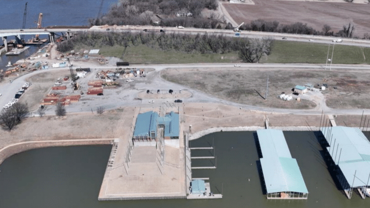 Public Infrastructure and Facilities Aerial view of public waterfront infrastructure and facilities